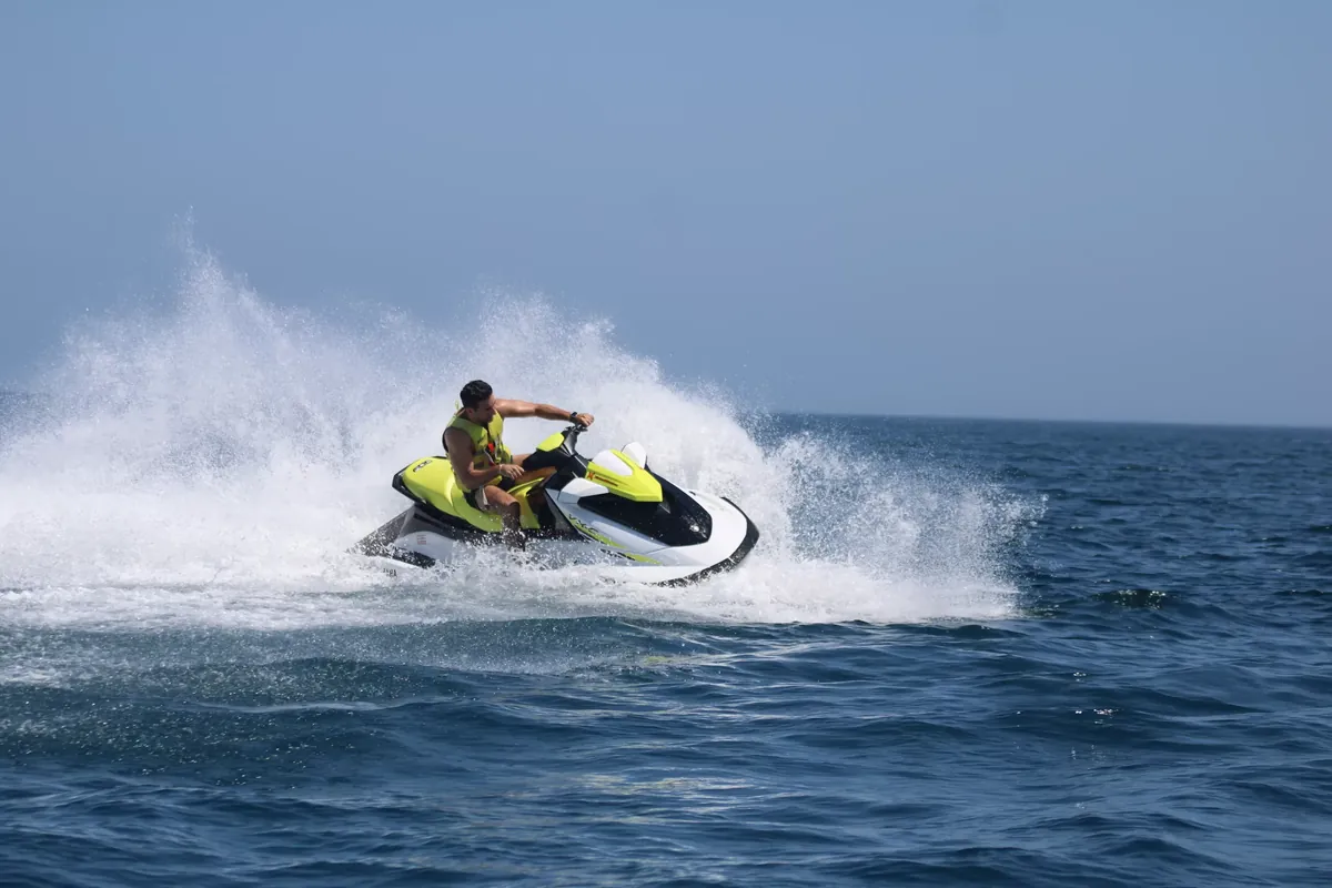 Jet ski circuit ride in Sotogrande